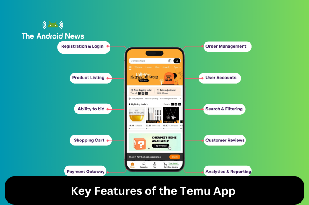 Key Features of the Temu App