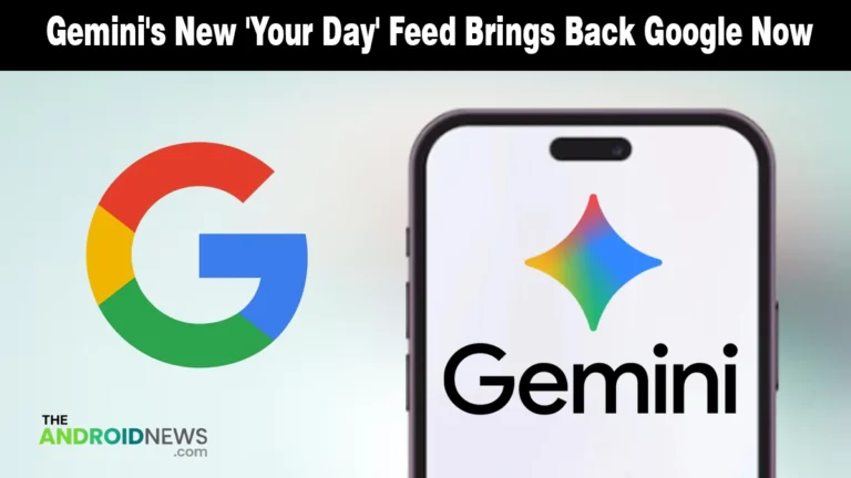 Google and Gemini logos side-by-side on a smartphone screen graphic.