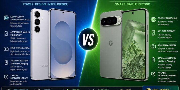 Samsung Galaxy S26 vs Google Pixel 10