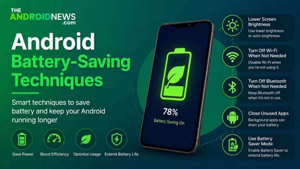 Android Battery-Saving Techniques