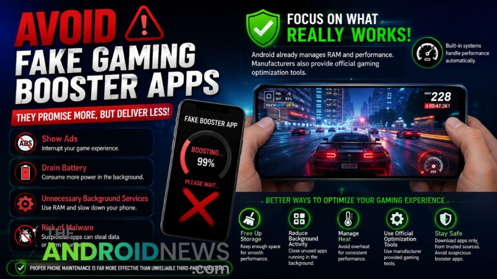 Avoid Fake Gaming Booster Apps
