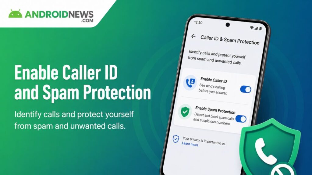 Enable Caller ID and Spam Protection
