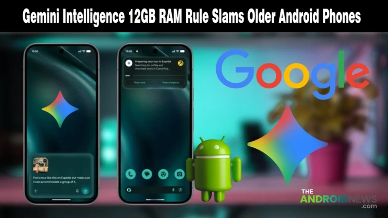 Strict Gemini Intelligence rules block recent Android Devices