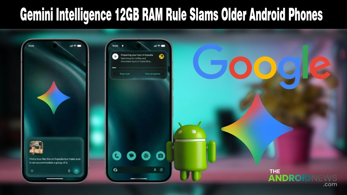 Strict Gemini Intelligence rules block recent Android Devices