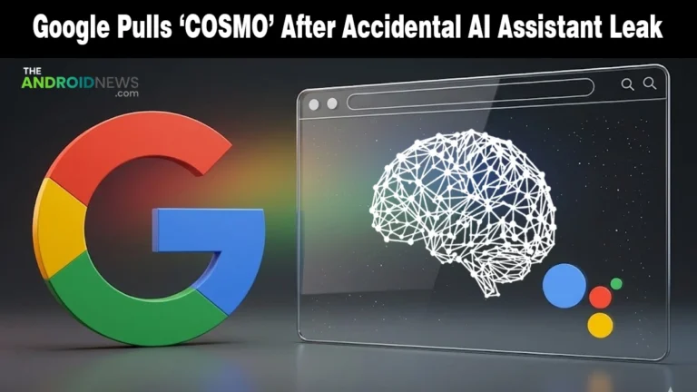 Google Accidentally Leaks Secret COSMO AI Assistant App