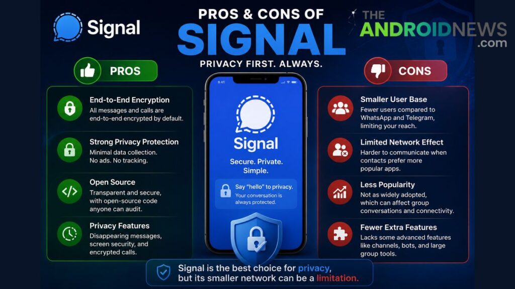 Pros and Cons of Signal 