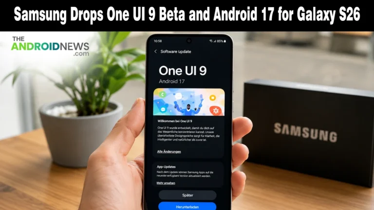 Samsung releases One UI 9 Beta 1 for Galaxy S26 lineup