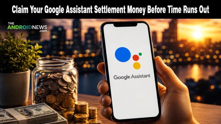 Claim your Google Assistant settlement money before time runs out feature banner for TheAndroidNews.com.