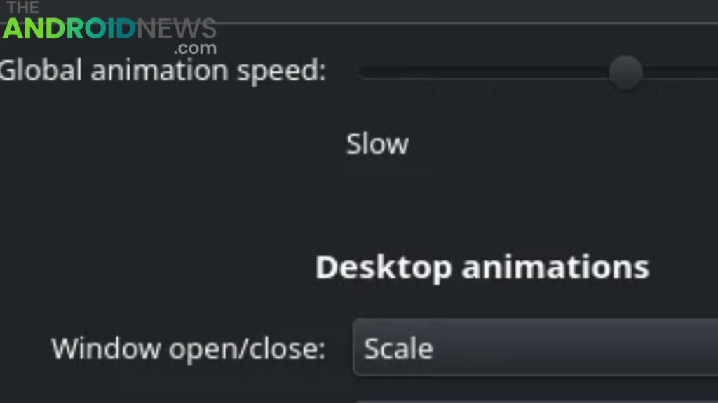 Reduce Animation Speeds