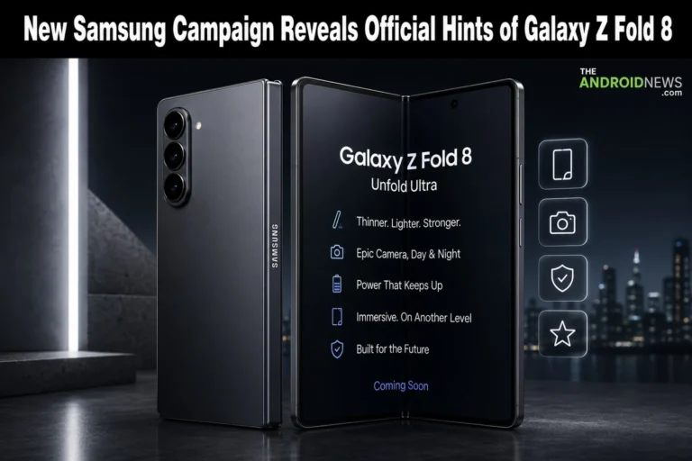 Samsung Galaxy Z Fold 8 campaign teaser banner for NogenTech.